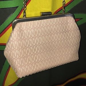 Rose gold Small clutch/ shoulder bag